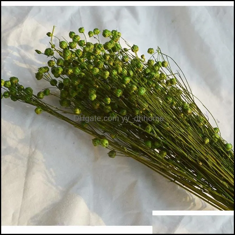 Decorative Flowers & Wreaths 1 Bunch Natural Plants Rich Acacia Bean Artificial Flower Handmade Marriage Wreath Craft For Home Wedding