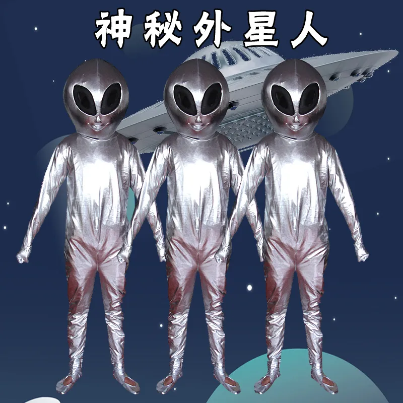 Extra Terrestrial ET Mascot Costume Fancy Dress Halloween Party Alien ...