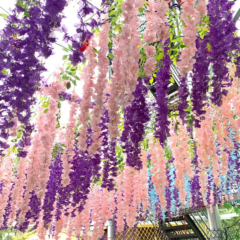 110cm Artificial Silk Wisteria Vine Hanging... From Esw_house, $10.49 |  DHgate.Com