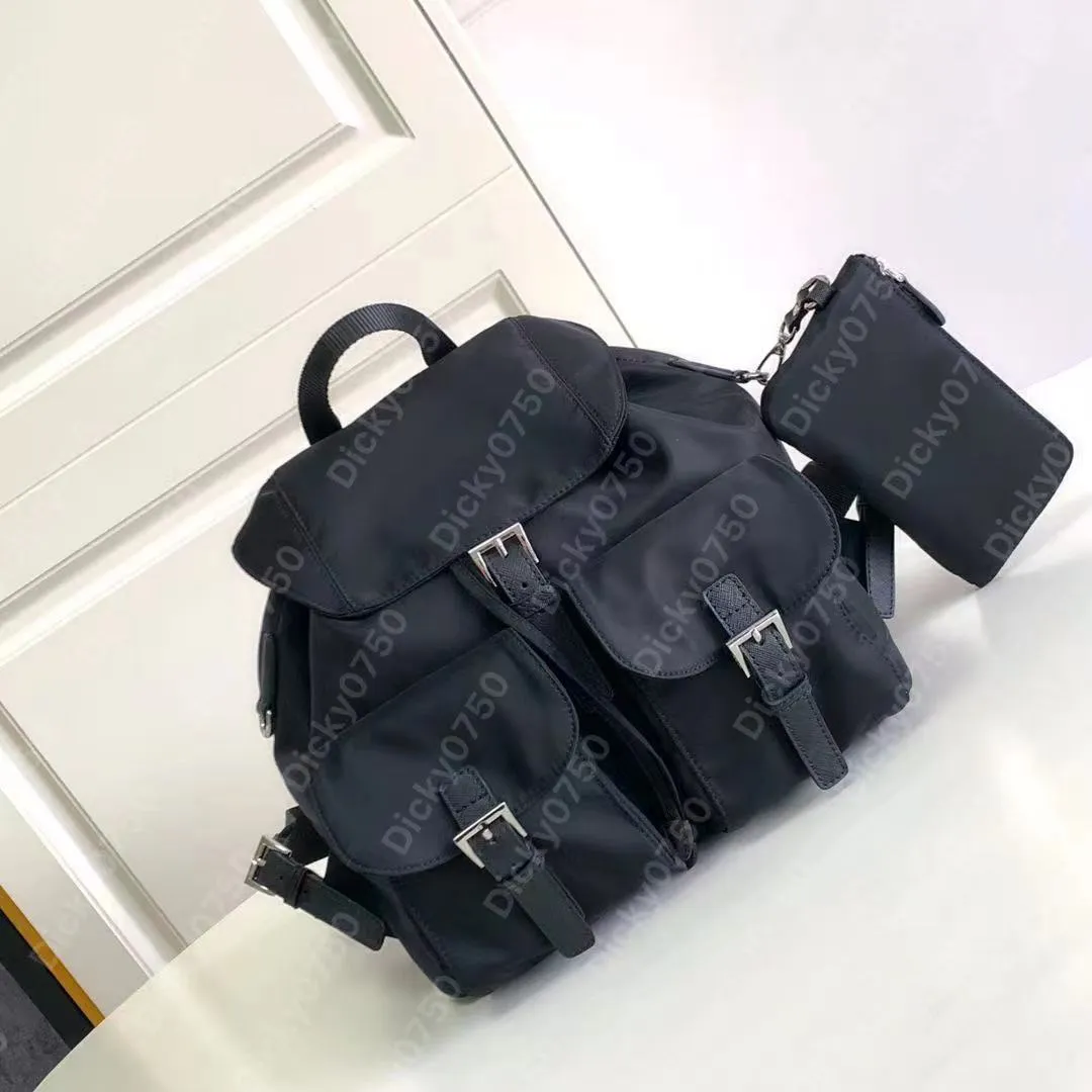 Designer-Damenrucksack, Nylon-Handtaschen, Schultaschen, Vintage-Umhängetasche mit Beutel, dicky0750, klassischer Rucksack, Herren-Leinenhandtasche 258e