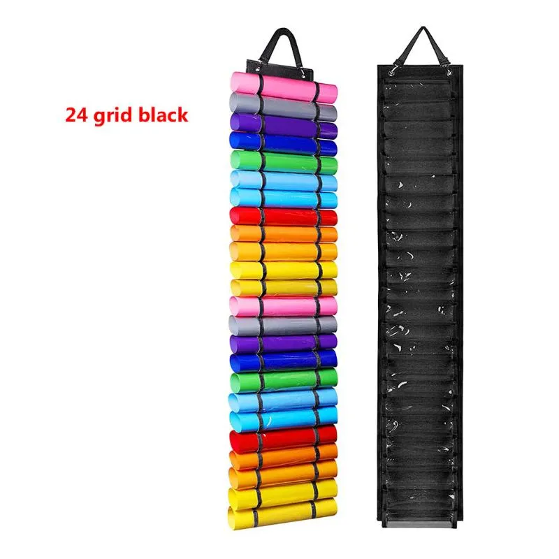 Hooks Rails Roll Holder 24 Compartments Craft Organizer opslagrek wandrek kamer hangende zak Baghooks hookshooks