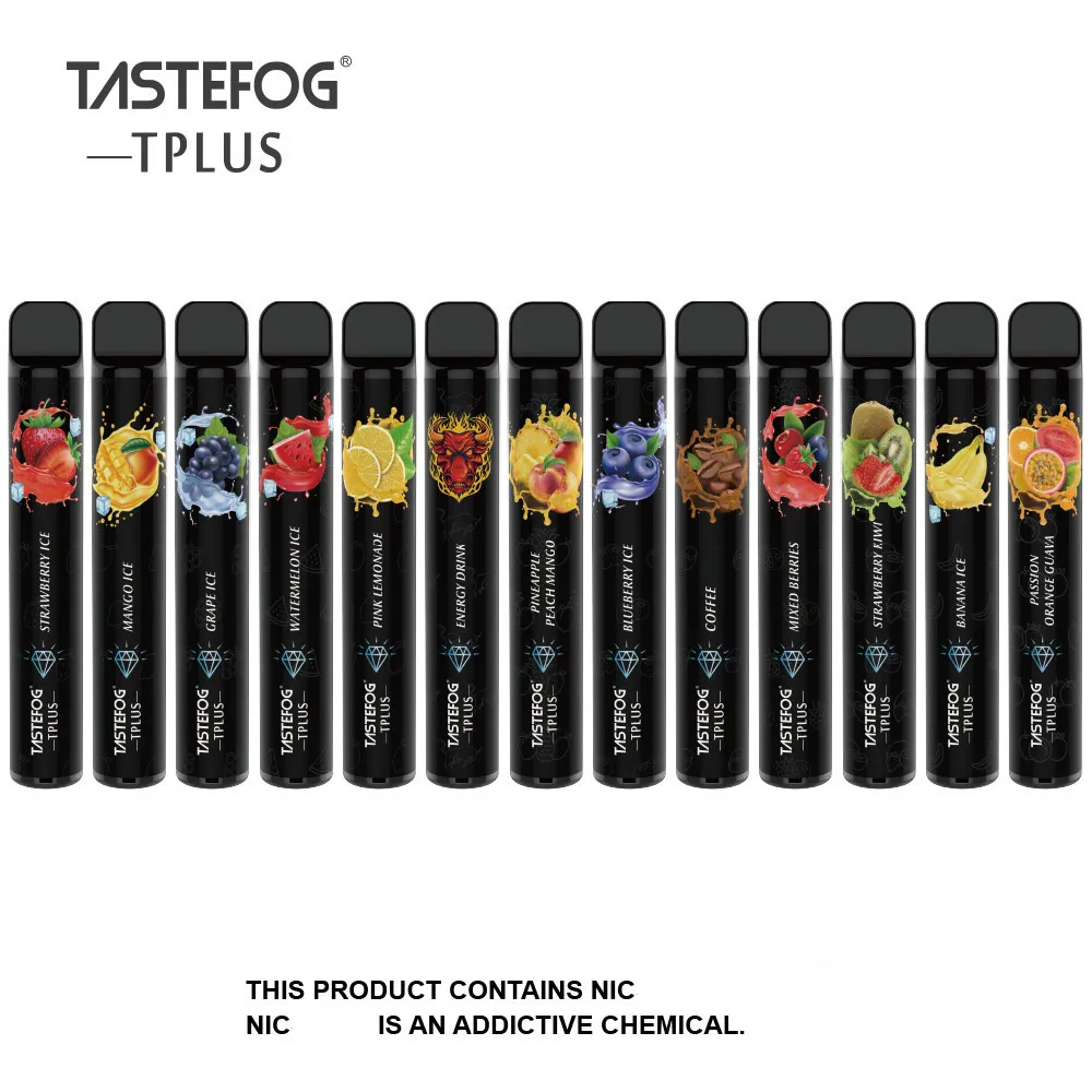 Tastefog Tplus 800 Puffs Plus Mini Wegwerp E-sigaret Draagbare Vapes-apparaten