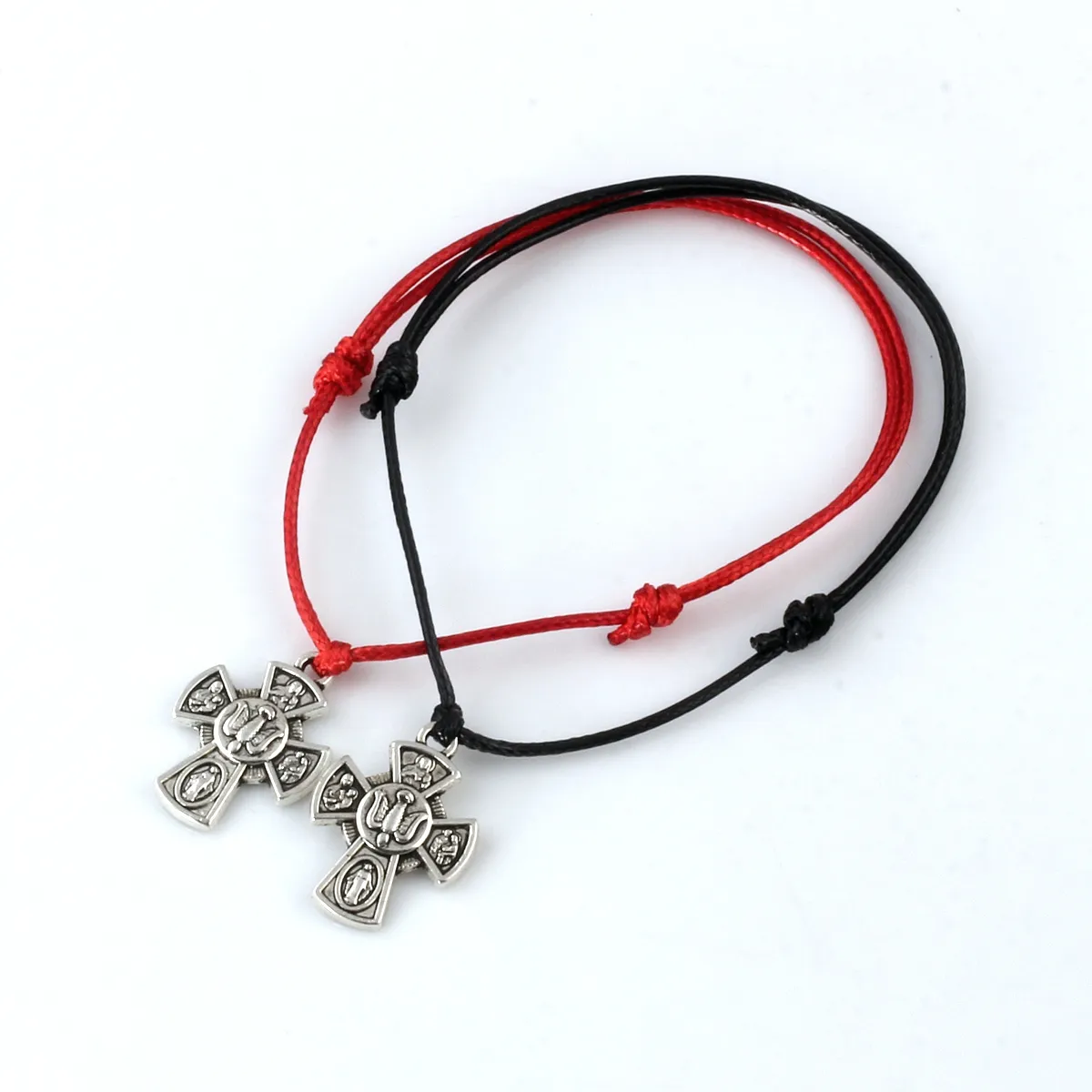 20 piezas Jesucristo crucifijo Cruz colgante pulseras para Mujeres Hombres católico cristiano joyería regalo B-248