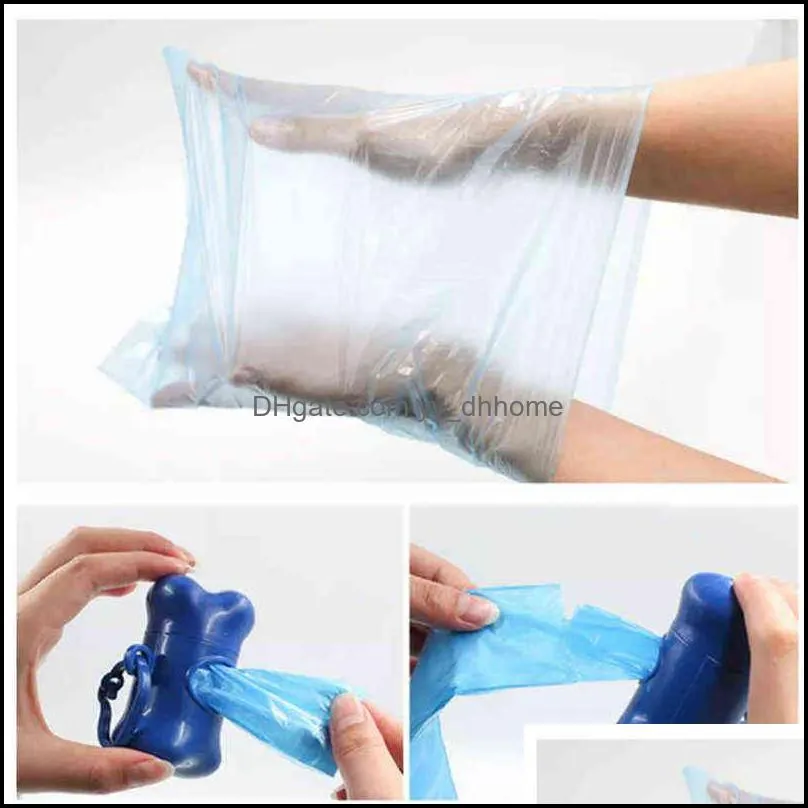 pick-up cats dogs poos bag portable garbage bags pet supplies plastic bone-type storage box cat dog poo clean-up waste boxs pets cleaning