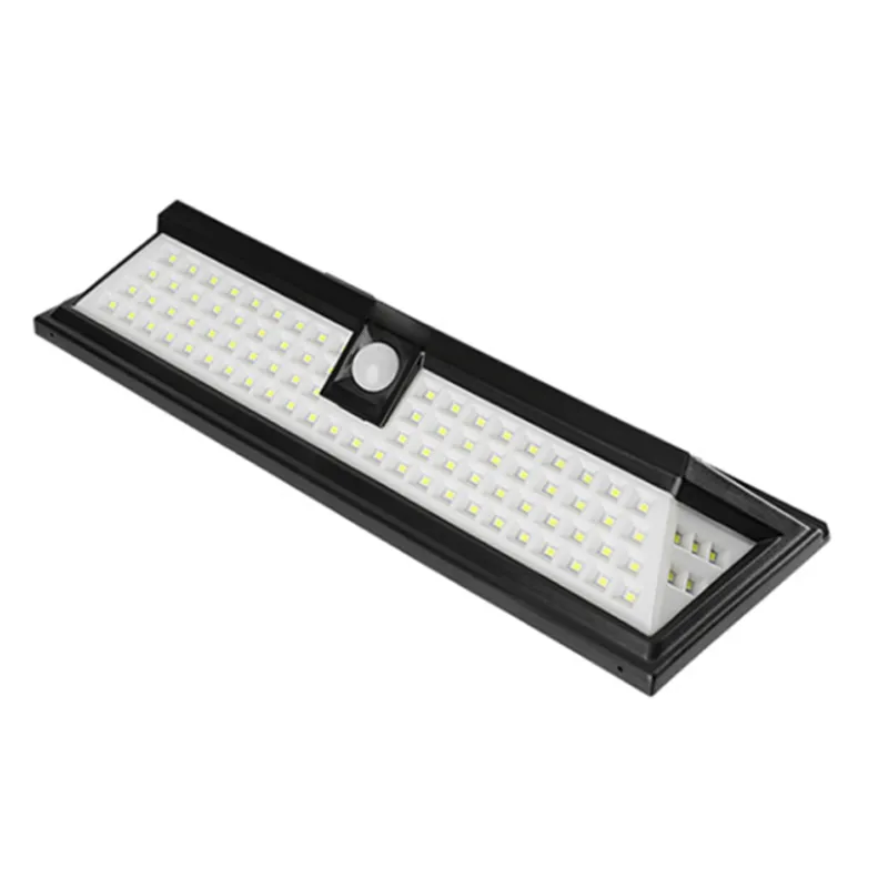 방수 IP65 400lm 벽 램프 90 LED SMD2835 정원 야외 LED 모션 야간 센서 태양 광