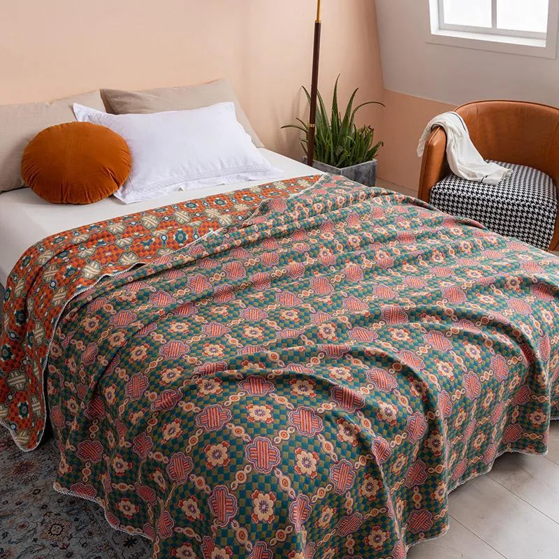 Bombay Dyeing Blankets Elegant Lace Edge Gauze Bombay Dyeing