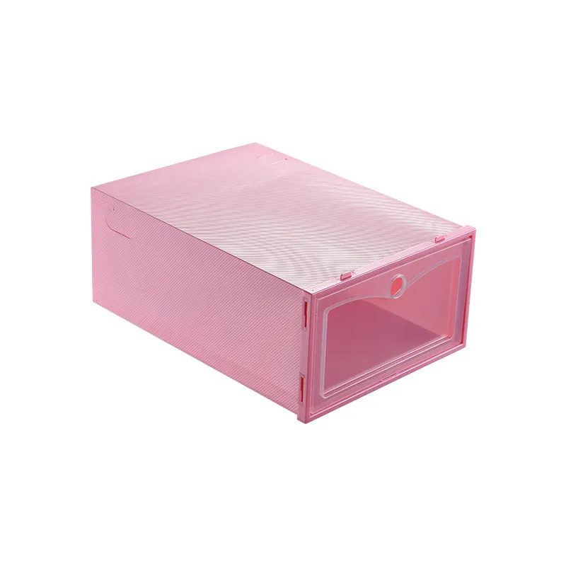 Schoenenopbergdozen Stapelbare schoenendozen (9 stuks) Geschikt voor schoenen tot maat 13, schoenenorganizer met magnetische deur voor het opbergen van hoge hakken, laarzen en hoeden, transparant zwart | NL