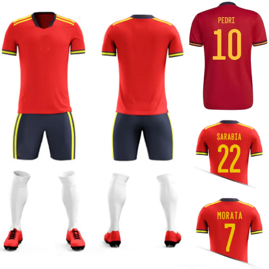 2023 PEDRI Spain Soccer Jersey FERRAN TORRES MORATA GAVI Football Shirt