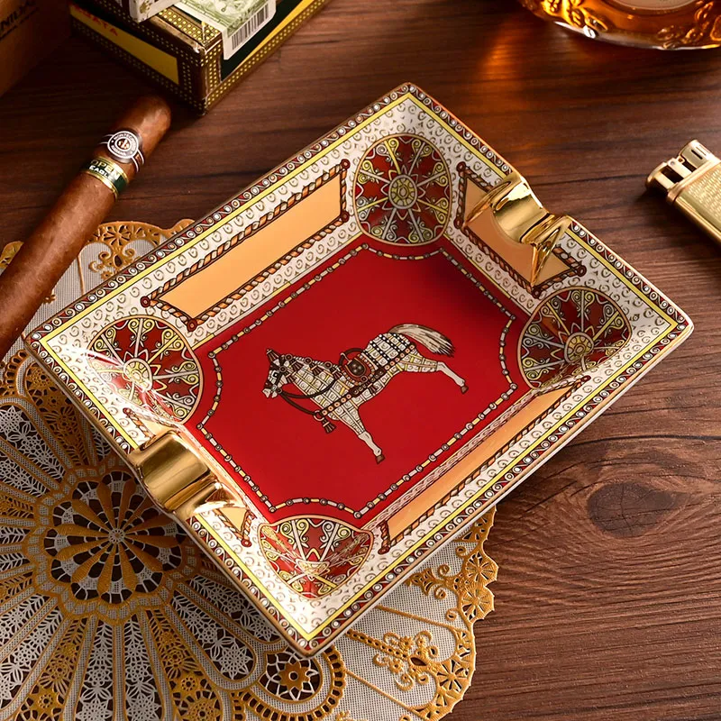 Oryginalny kość popielnicza China Cigar Holder Dekoracja Dekoracji Dekoracji Dekoracji Dekoracji dla chłopaka akcesoria