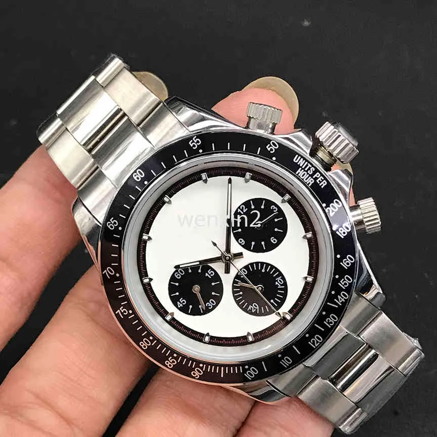 40 mm waterdicht herenhorloge retro-stijl hoge kwaliteit 2813 automatisch horloge keramische bezel 316L staal geen chronograaf montre de luxe horloges