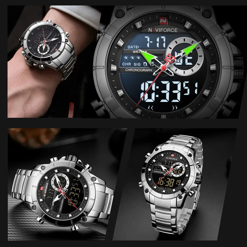 Naviforce casual on sale watch