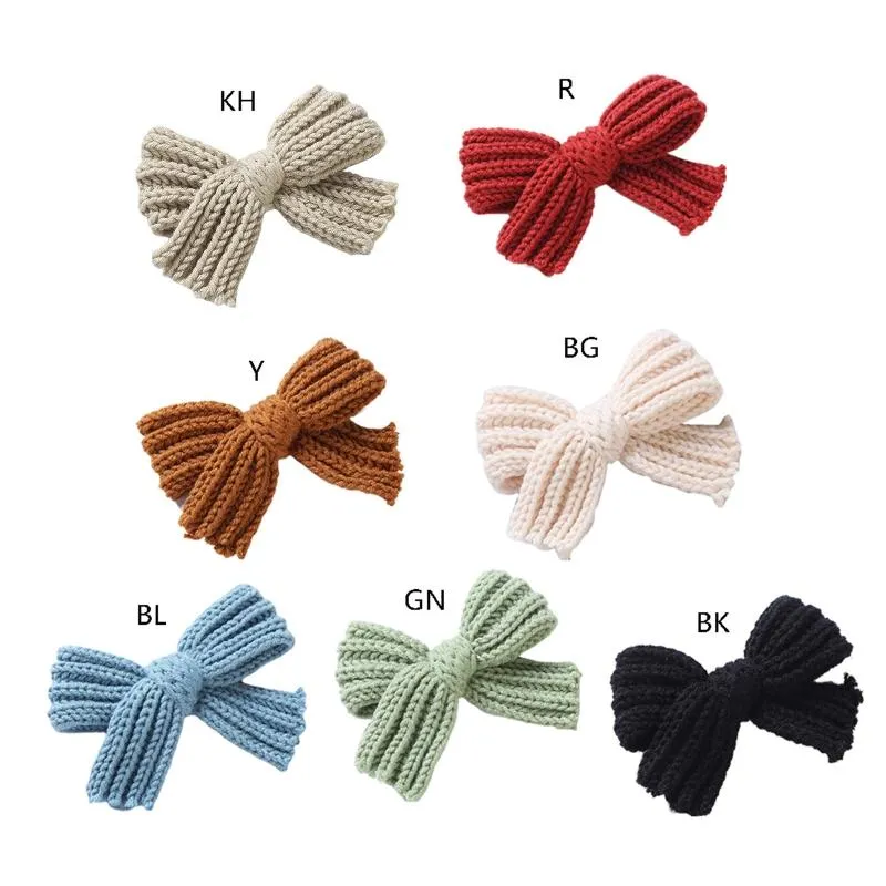 Accessoires de cheveux mignon Bow Bow Baby Girls Clips Hairpins For Childre