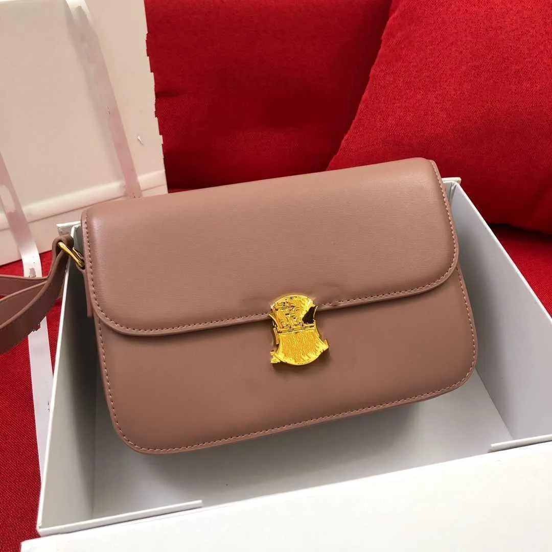 [with box] CEL Crazy INE Sales Fashion Luxury Shoulder Bag Handbags Material Classic Floral Designs Designer triomphe metal button