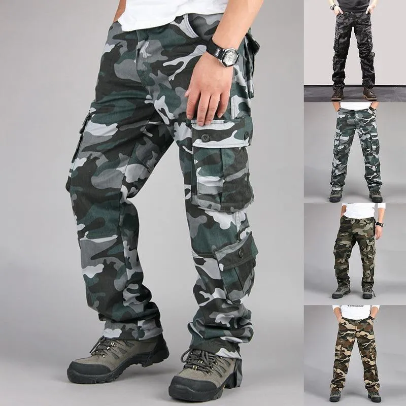 Камуфляжные грузовые штаны 8xl Joggers Melitar Men Blouss Hip Hop Army Camo Spodnie Meskie Man Cotton