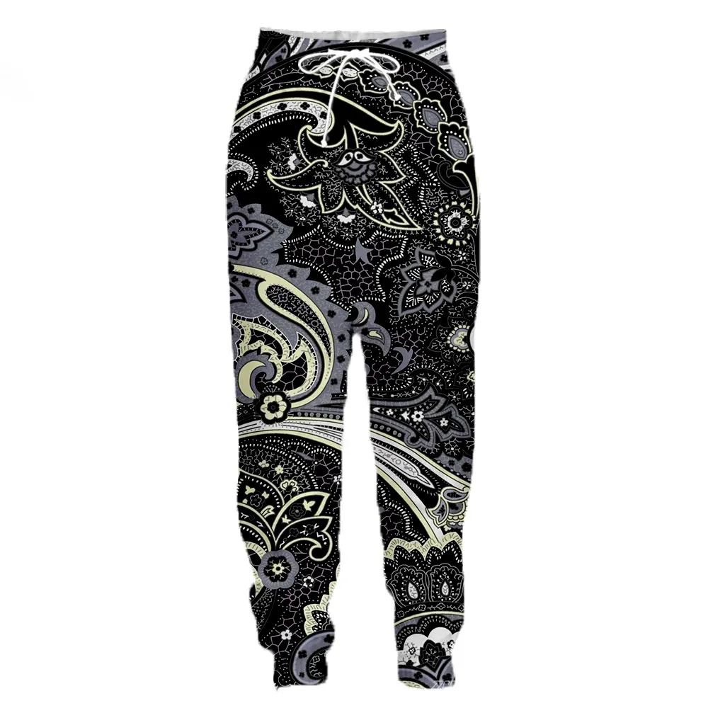 New Fashion 3D Printed National Wind Pattern Jogger Sweatpants Women Men Full Length Hip-hop Trousers Pants 009