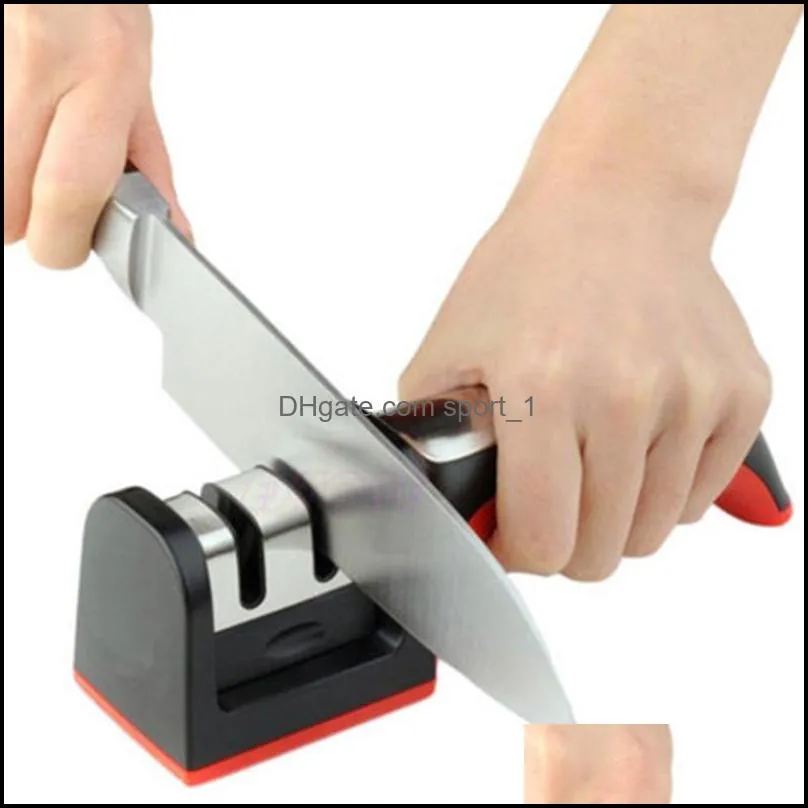 Sharpeners Kitchen Knives Accessories Kitchen Dining Bar Home Garden Household Quick 2 Stage Knife Sharpener Whetstone Stick Sharpening T