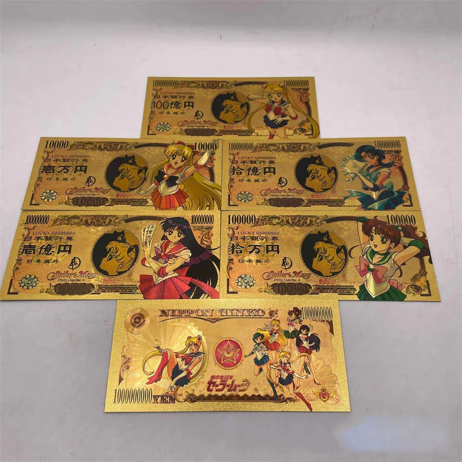Gold-Plated Sailor Moon Commemorative Coins with Shining Golden Foil  Collectible Souvenirs from Dhgate Cartoon Figures - price 0.84