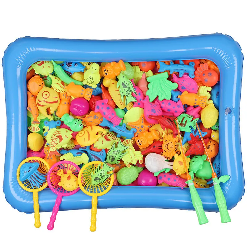 Outdoor Balloon Fishing Toy Set For Kids Magnetic Rod And Balloon Fish With  Inflatable Pool Fun Water Play For Babies And Children From Kuo08, $6.49