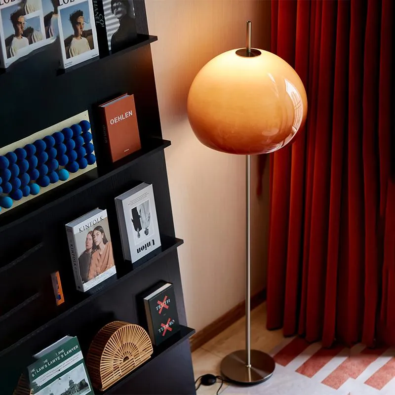 Golvlampor modern minimalistisk glas skugga led lampa studie vardagsrum hem dekor sovrum sovrum inomhus belysning stående ljusgolv