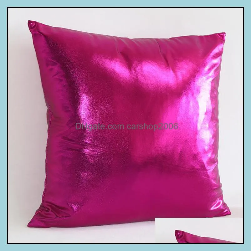 imitate pu cushion cover pillowcase retro pillow case imitate pu cushion cover car sofa bed home decor ysy127q