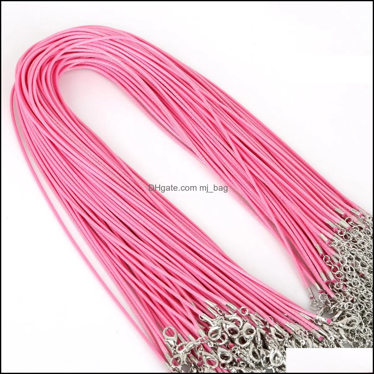 waxed leather cord with clasp perfect for bracelet necklace and diy rope for jewelry making 1.5mm thickness craft tools