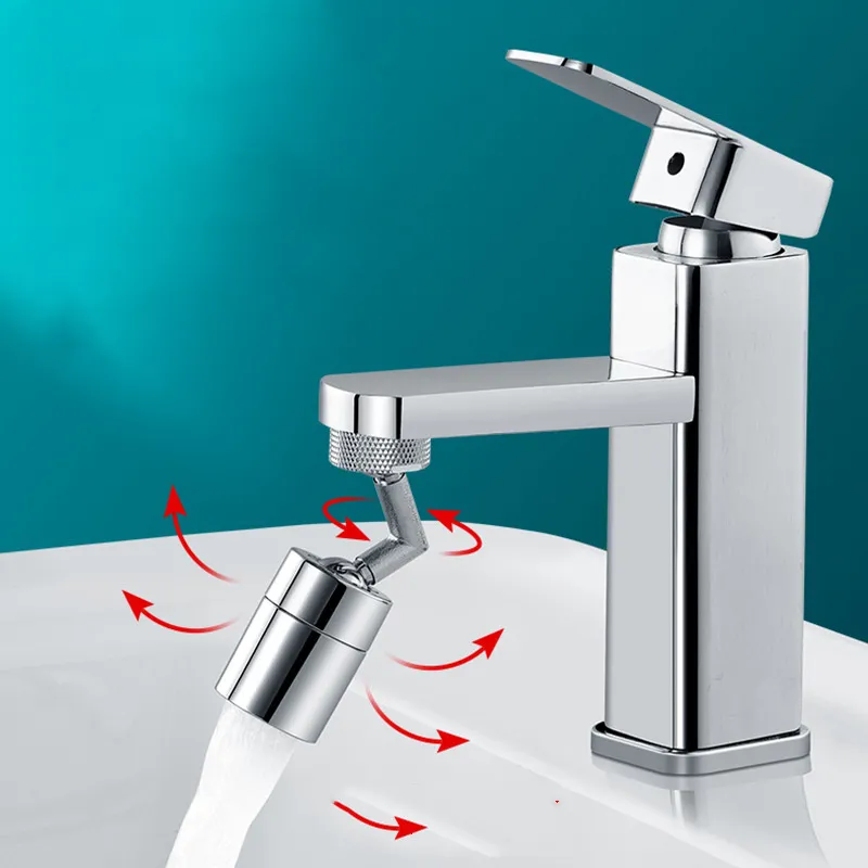 Universal 720 Degree Caucet Spray Head Tap Wash Basin Kranar Extender Adapter Kökmunstycke