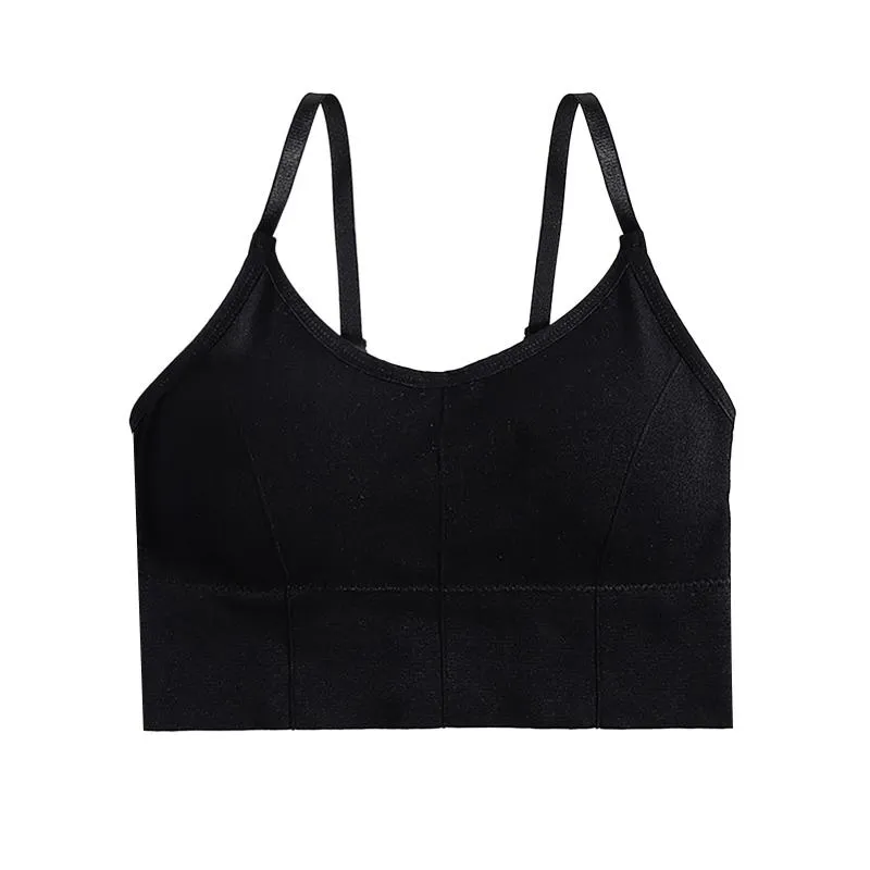 Women Built-in Bra Padded Strap Camisole Tank Top - China Sleeveless Tank  Tops and Yoga Bra Tank Top price