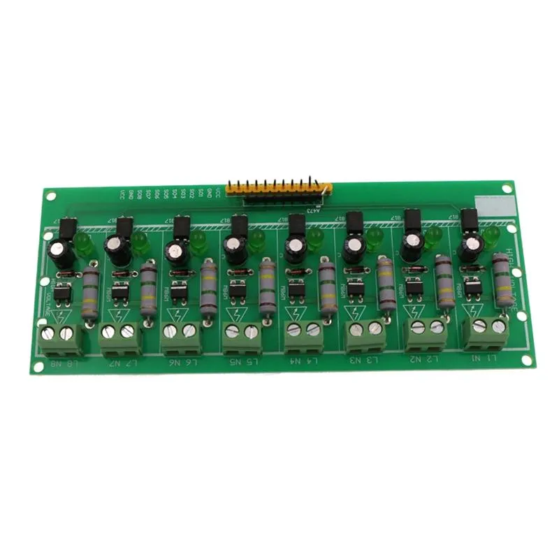 Outils de réparation Kits AC 220V 8 canaux Optocoupler Module Isolation, Détection de tension, PLC peut être connecté