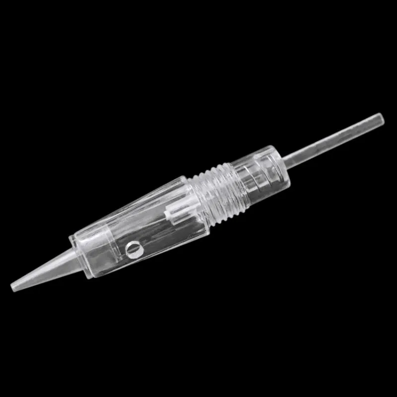 Tattoo -Nadeln 50pcs Einweg sterilisierte sterilisierte Make -up -Stiftmaschine flache Tipps für Augenbrauen liptattootattootooo