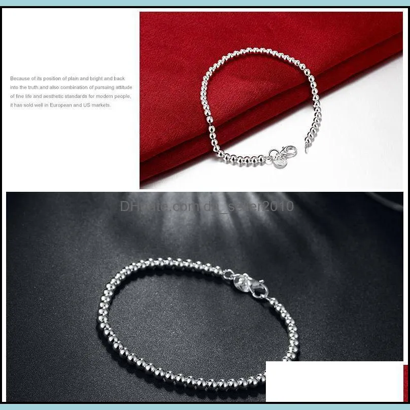 charm bracel beautifully silver plated bracelet jewelry wild lady fashion cute high quality jewelry chain charm beads bracelet