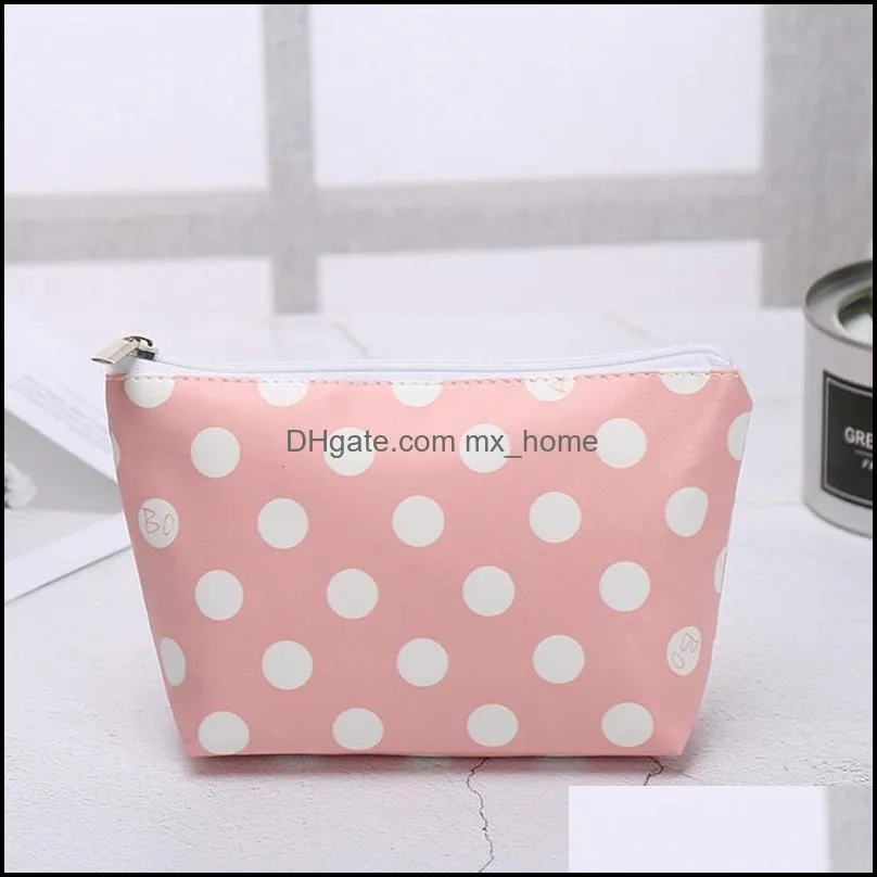 makeup bag with printing pattern cute organizer pouchs for travelbags pouch women`s cosmeticbag wll556