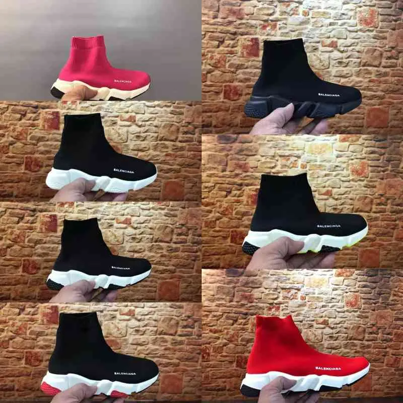 enfant garçon fille sport chaussures rouge couleur enfant chaussette de football bottes designer de mode bébé garçons basket-ball d'été baskets chaussures de course pour enfants