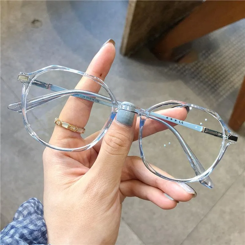 파란색 라이트 블록 안경을 판매하는 선글라스 반드시 안경 방지 패션을 읽기위한 큰 프레임 컴퓨터 줄기 선글라스 걸이자