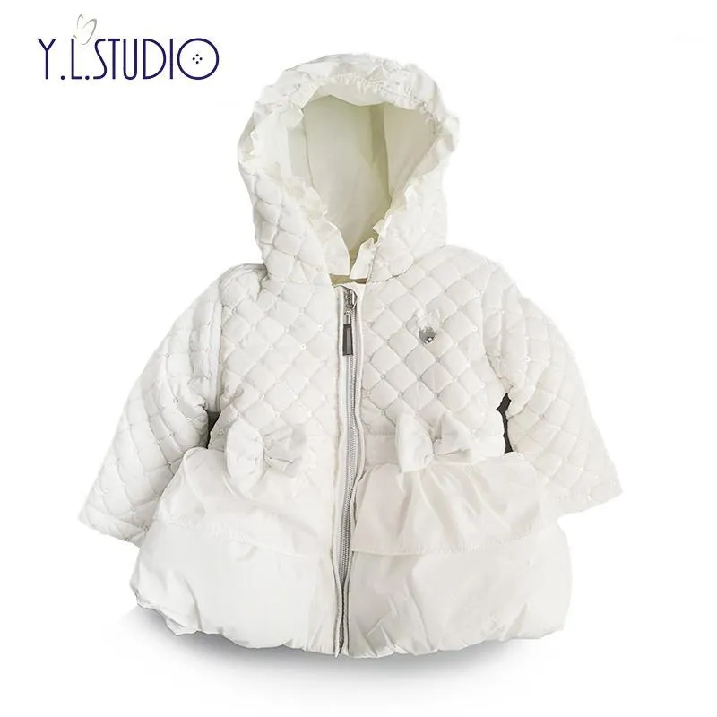 Рожденные детские девочки пальто толстый с длинным рукавом куртка 2022 осень / зима мода младенцы теплые верхняя одежда одежда для 0 м-6м детей