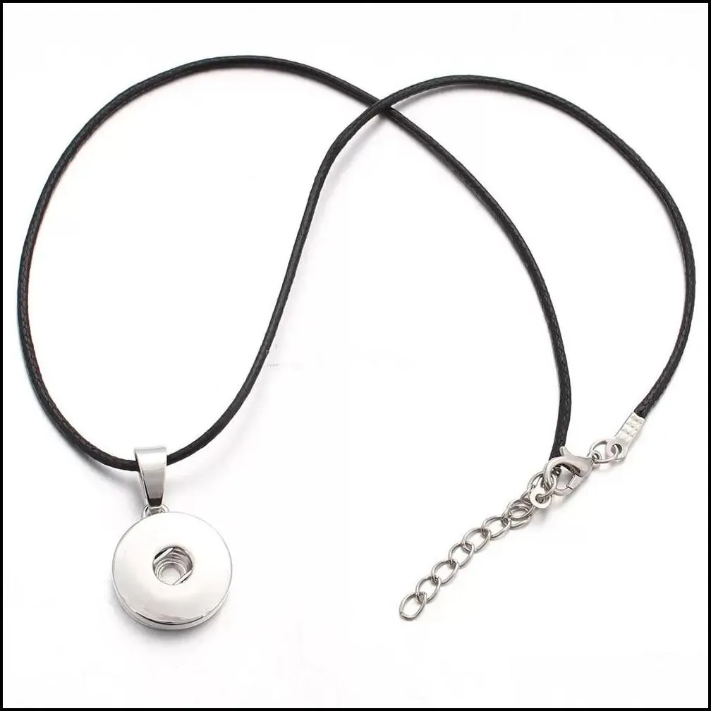 silver plated 18mm snap button necklace necklace for women ginger snaps buttons jewelry