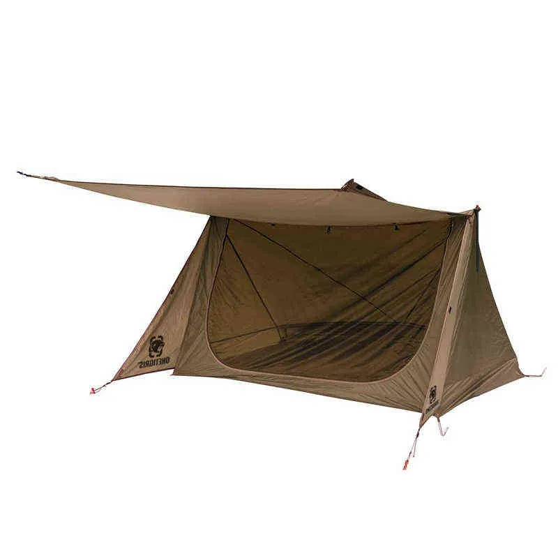 Onetigris 3 Säsongtält Backwoods Bungalow Ultralight Shelter Baker Style Tält för bushcrafters Survivalists Camping Handing H220419