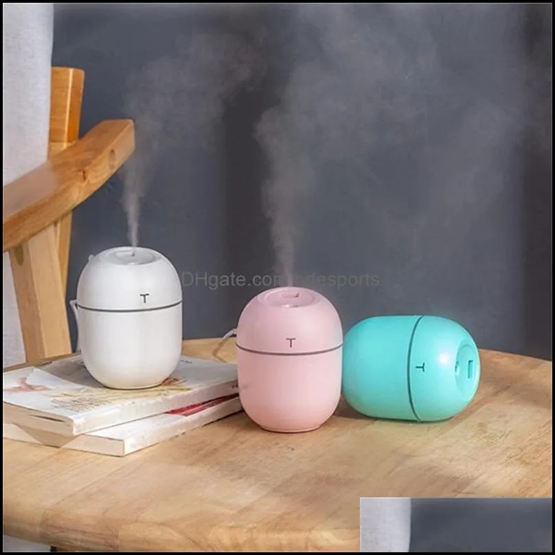 Mini Humidifiers USB Egg Shape Water Supply Instruments Home Vehicular Aromatherapy Machines Essential Oil Spray Ultrasonic Hot Sale 9lf