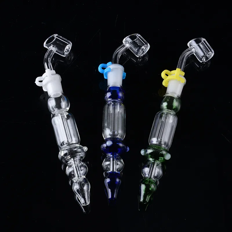 10mm 14mmの門コレクターの喫煙アクセサリーのHookahs QuartzのネイルオイルリグDABリギスの泡ラップスターターキットNC20