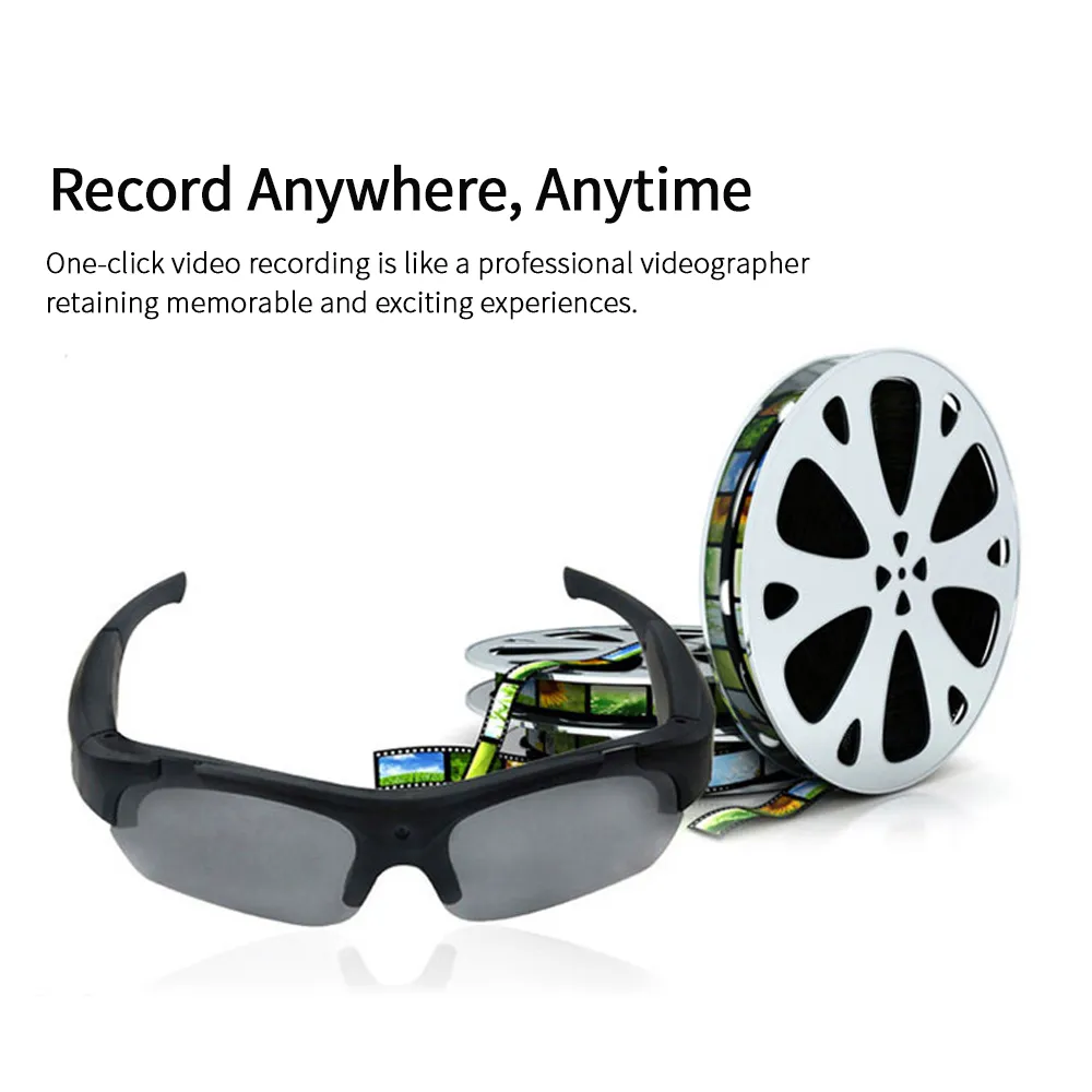 HD 1080P Video Recording Sunglasses - Portable Mini
