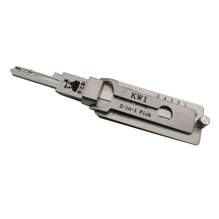 Origina lishi KW1 2 in 1 Lock Pick for Open Locksmith Door House Key Opener232c