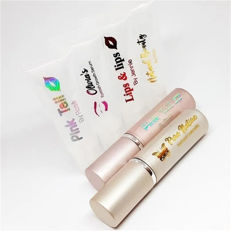 Olio cuticola pacchetto di penna per cuticola personalizzata Cuticolo adesivo di bellezza personalizzato etichette di lamina trasparente D220618