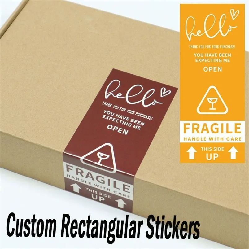 100 Pieces Dining Stickers Wedding Gift Box Label Pack Seal Decoration 220618