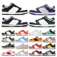 Discount Mens Low Top Casual Shoes Women Black White Court Purple Georgetown Grey Fog Syracuse Michigan Green Strawberry Milk Intage Navy Sport Sneaker Chaussures