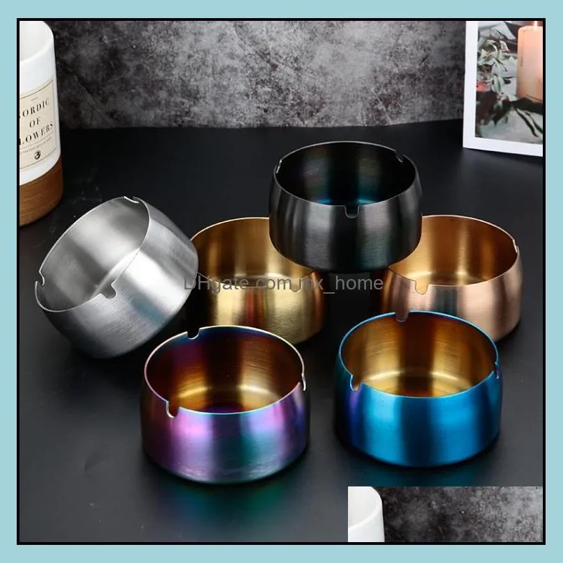 9cm 10cm ash tray metal ashtray stainless steel cigarette ashtray wholesale sn4668