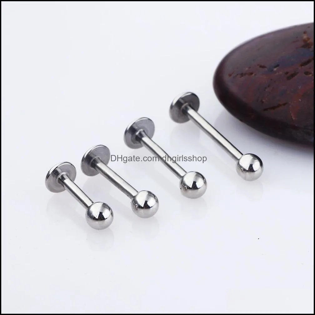 qiamni 120pcs/lot titanium sexy nose lip ear cartilage tragus eyebrow rings captive bead ring piercing body jewelry