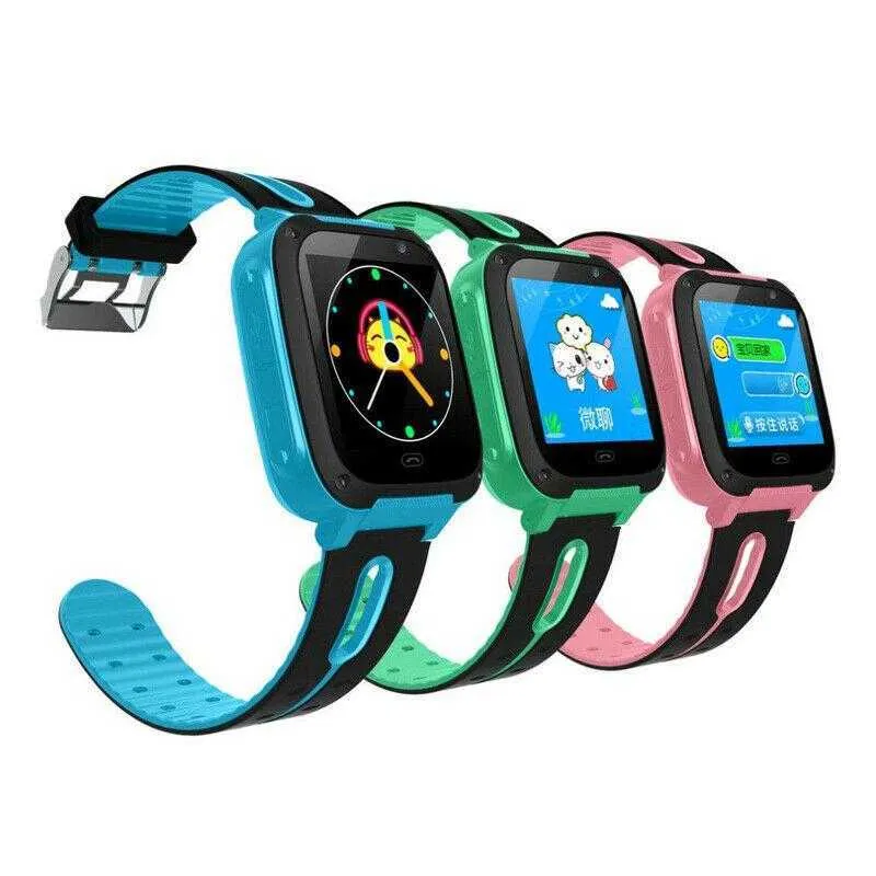 Relógio inteligente para crianças q9 crianças anti-smartwatch lbs rastreadores de smartwatch sos chamam suporte Android iOS