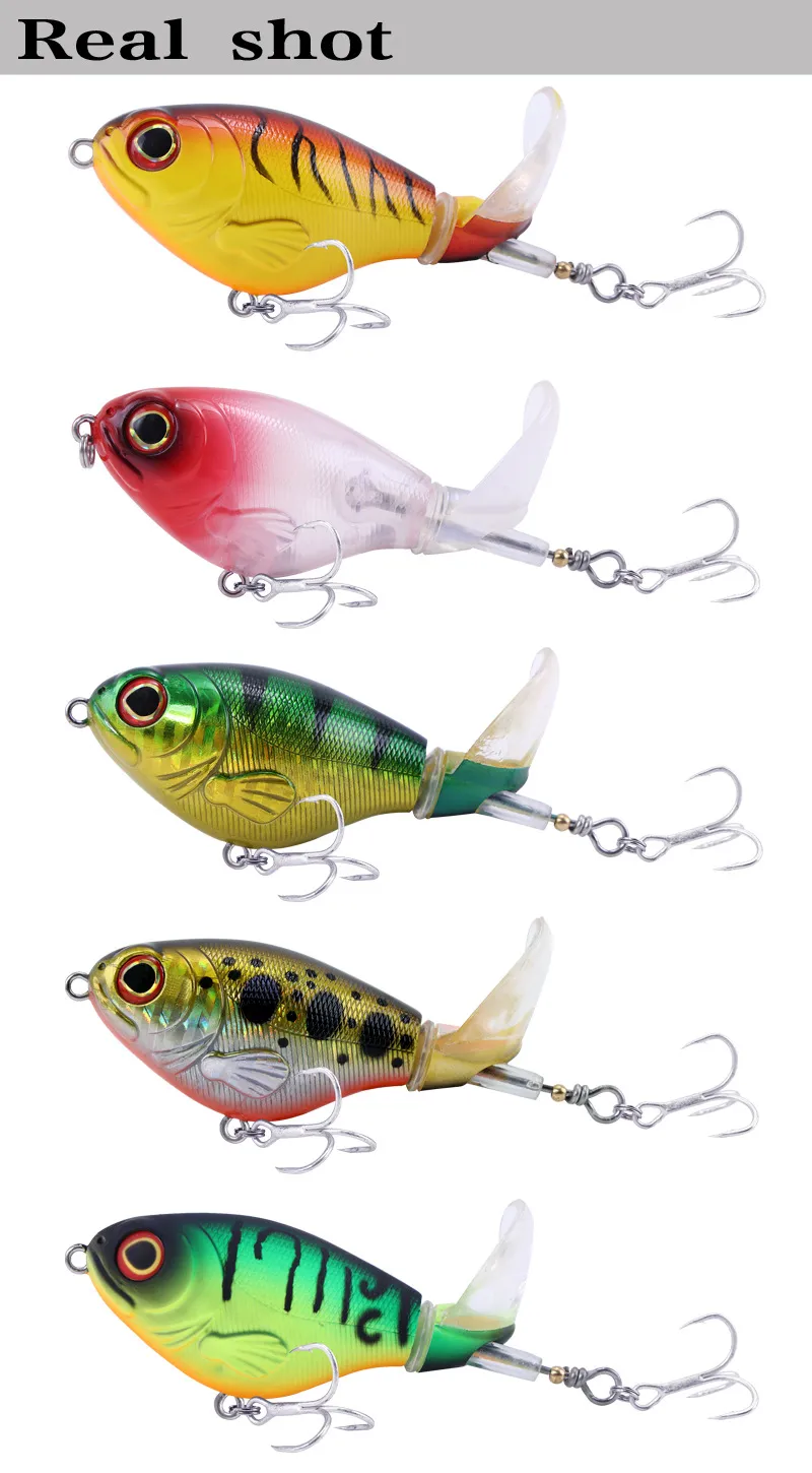 Topwater Spinner Ultralight Fishing Lures 75mm, 17g, Rotating Tail, Bass  Whopper, Plopper Trolling, Pesca, Hard Baits For Effective Fishing Tackle  From Yala_products, $1.87