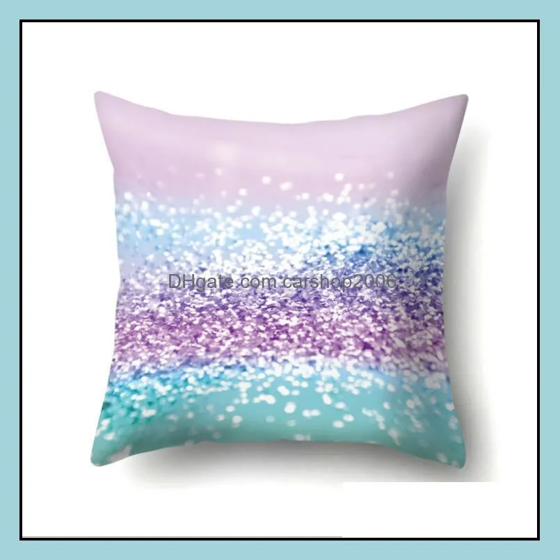 multicolor pillowcase cushion soft printed throw pillow case irregular pattern cushion cover home car sofa decoration cfyz354q