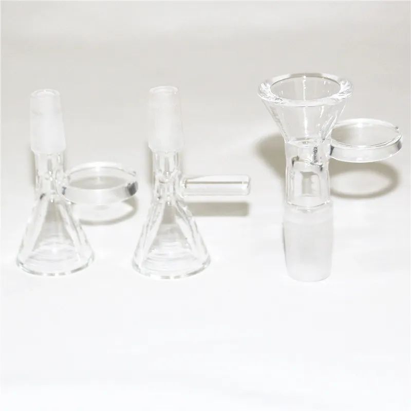 10mm 14mm ciotole di vetro maschio comune ciotola di tabacco pezzo accessori per fumatori per bong in vetro siliconico tubi dell'acqua piattaforme petrolifere