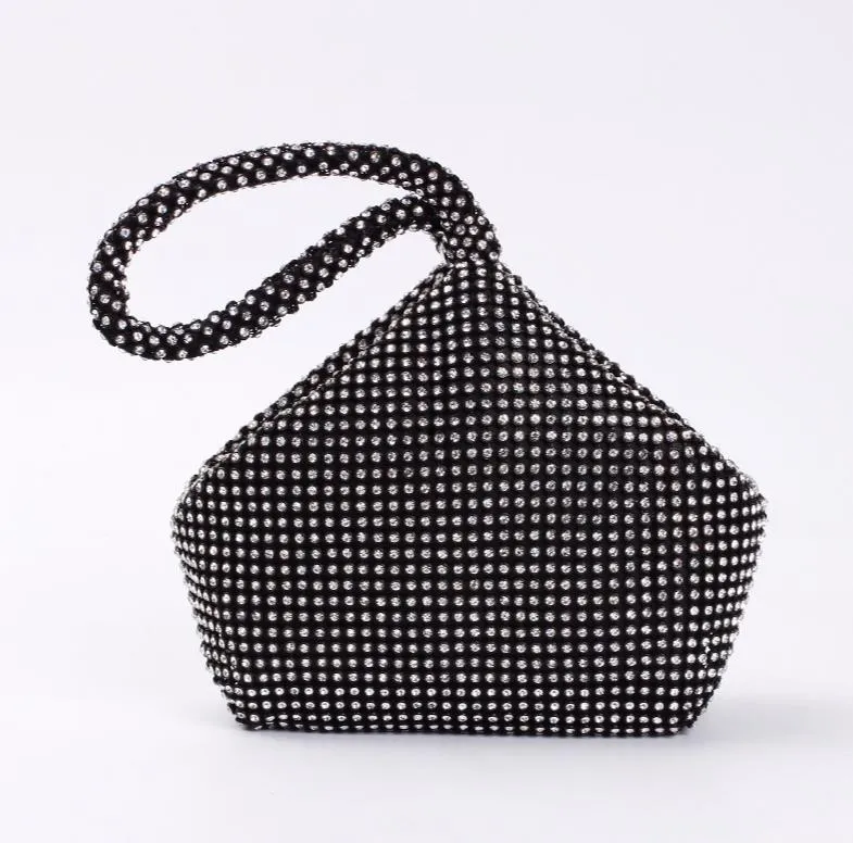 Handväska mode bärbar kosmetisk väska Mine väska diamant damer europeiska och amerikanska stil middagspåse